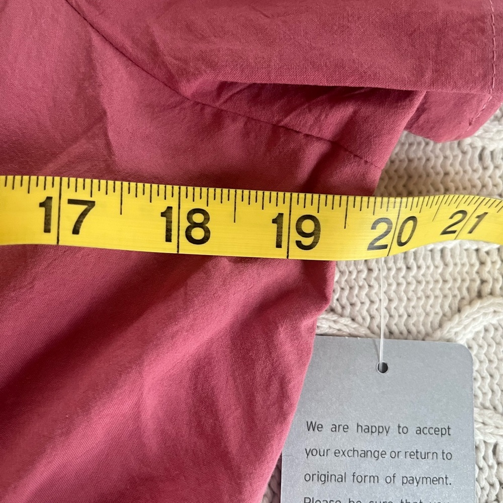 New! StitchDrop Raspberry Cotton MIDI Dress Short Sleeve Women’s size Large - Picture 13 of 16